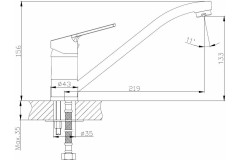 Смеситель для кухни Esko SAINT-PETERSBURG SPb05