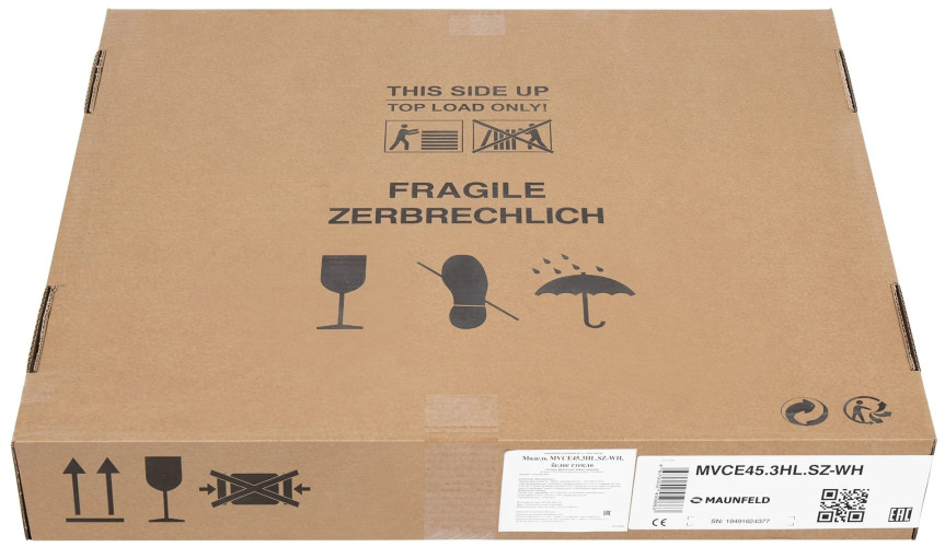 Электрическая варочная панель MAUNFELD MVCE 45 3HL SZ WH