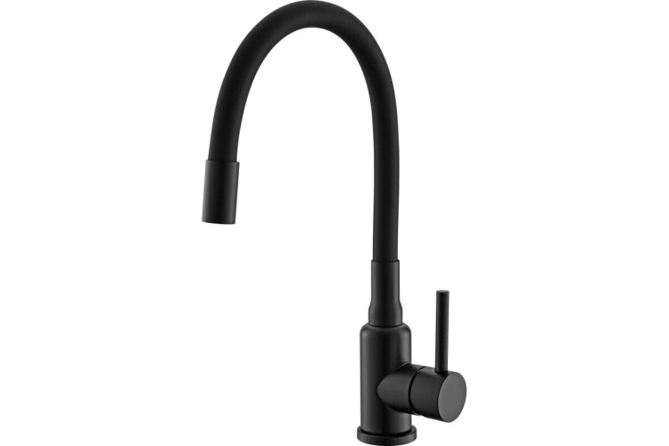 Смеситель для кухни Alveus Flexa Black Matt 1147056