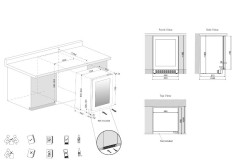 Винный шкаф Climadiff CLD40B1