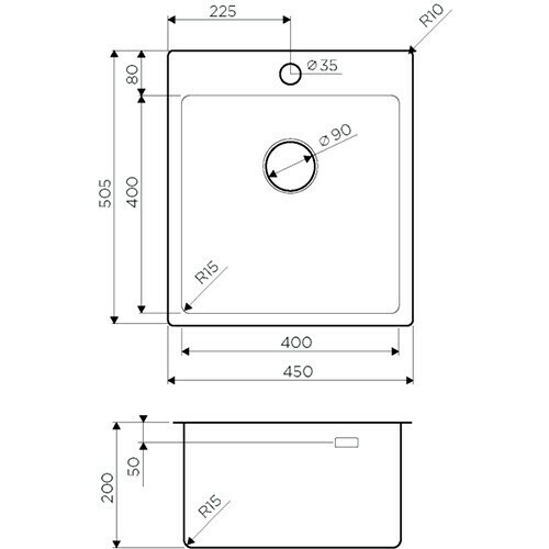 Кухонная мойка Omoikiri 45-IN 4993802