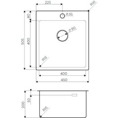Кухонная мойка Omoikiri 45-IN 4993802