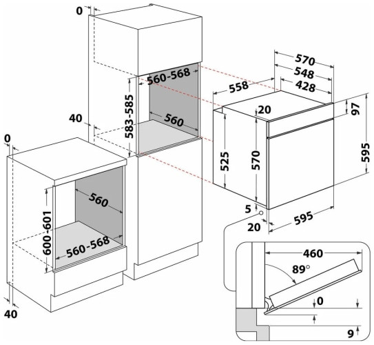 Электрический духовой шкаф Hotpoint-Ariston FA4 841 JH BLG HA