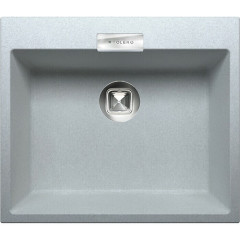 Кухонная мойка Tolero TL-580-001 серый металлик