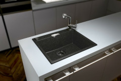 Кухонная мойка Tolero TL-580-001 серый металлик