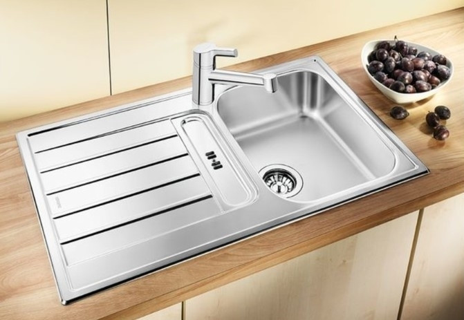 Кухонная мойка Blanco Livit 45 S нерж. сталь полированная