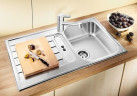Кухонная мойка Blanco Livit 45 S нерж. сталь полированная