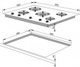 Газовая варочная панель Hansa BHGI 83030