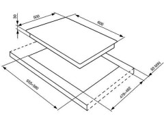 Газовая варочная панель Smeg SR764AS