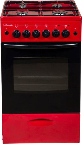 Комбинированная плита Лысьва ЭГ 401 МС-2у вишневый без крышки