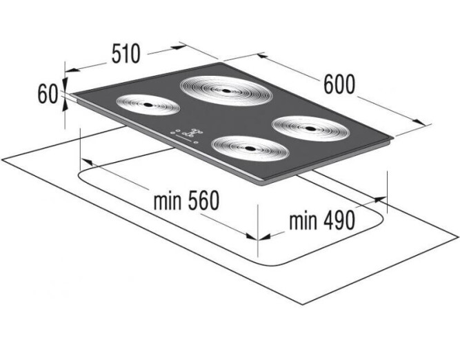 Индукционная варочная панель Gorenje IT 641 ORA