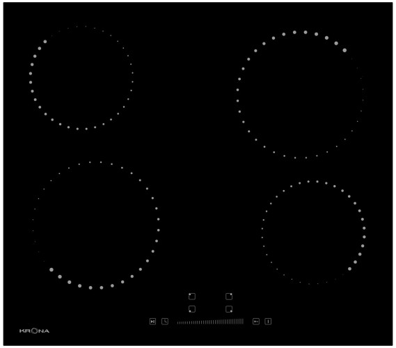 Электрическая варочная панель Krona KRONA CORTO 60 BL