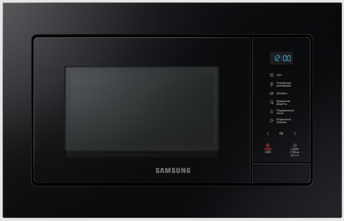 Встраиваемая микроволновая печь Samsung Electronics MS23A7118AK/BW