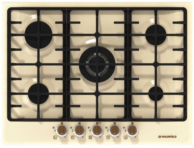 Газовая варочная панель MAUNFELD MGHE 75 78RIB