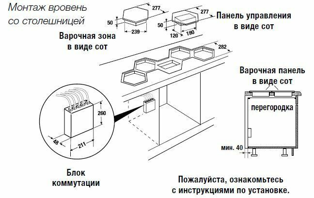 Индукционная варочная панель Kuppersbusch EKWI 3740.0 S без рамки