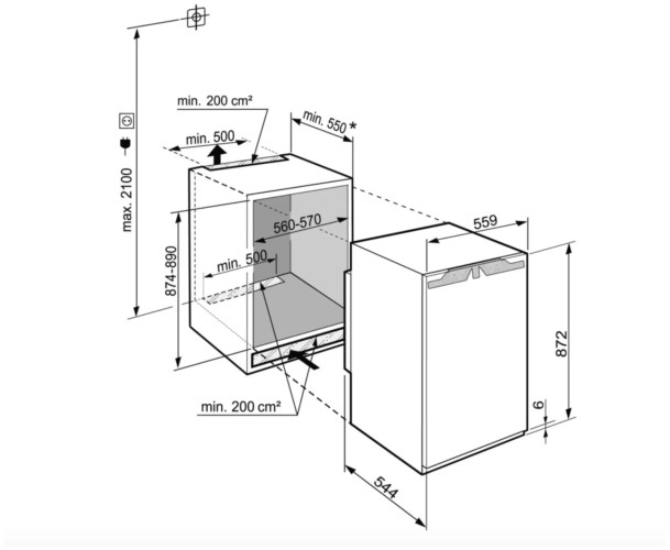Встраиваемая морозильная камера Liebherr IGN 1624