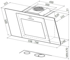 Кухонная вытяжка Faber City EG6 BK/X A60