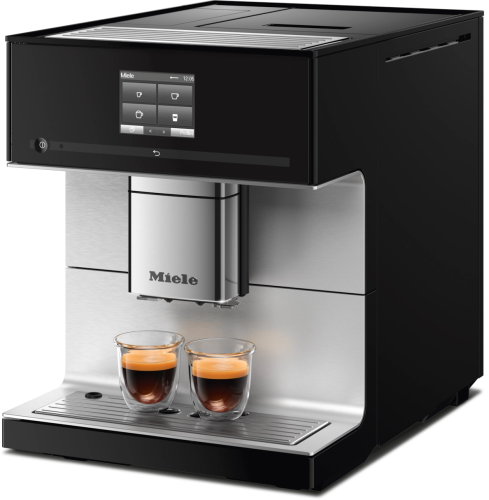 Кофемашина Miele CM 7350 CoffeePassion Obsidian Black, черный обсидиан
