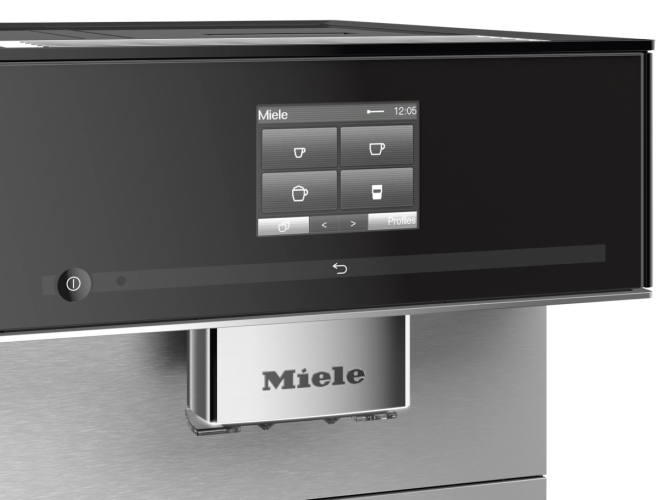 Кофемашина Miele CM 7350 CoffeePassion Obsidian Black, черный обсидиан