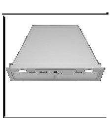Встраиваемая вытяжка Hotpoint-Ariston HPAE 52FLB X