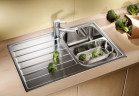 Кухонная мойка Blanco Livit 45 S Salto нерж. сталь декор