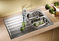 Кухонная мойка Blanco Livit 45 S Salto нерж. сталь декор