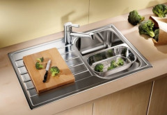 Кухонная мойка Blanco Livit 45 S Salto нерж. сталь декор