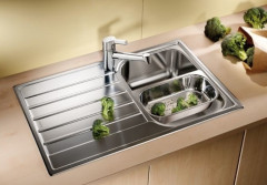 Кухонная мойка Blanco Livit 45 S Salto нерж. сталь декор