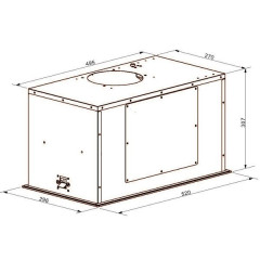 Встраиваемая вытяжка Lex GS Glass 600 White