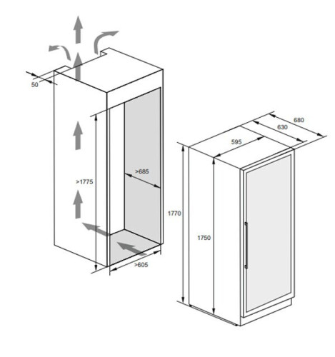 Винный шкаф Maunfeld MFWC-85B49