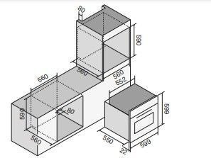 Электрический духовой шкаф ILVE OV60-PMT3/SS сталь