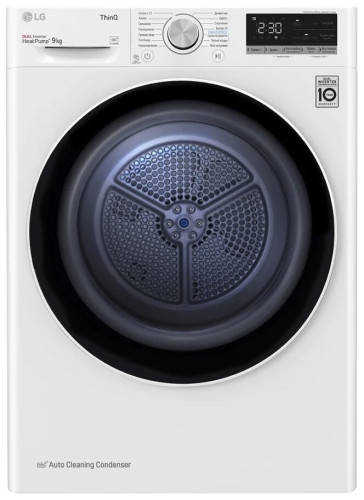 Сушильная машина LG DC90V5V0W белый