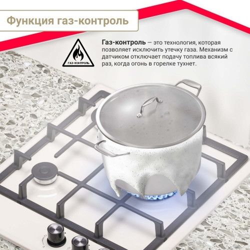 Газовая варочная панель Simfer H45V35R516