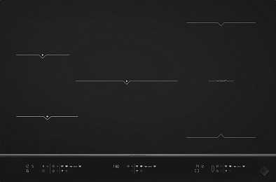 Индукционная варочная панель De Dietrich DPI2878B