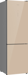Холодильник Weissgauff WRK 195 D Beige Glass