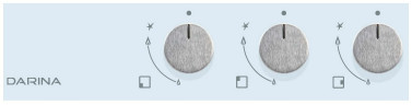 Газовая варочная панель DARINA 2T2 C4308 W белый