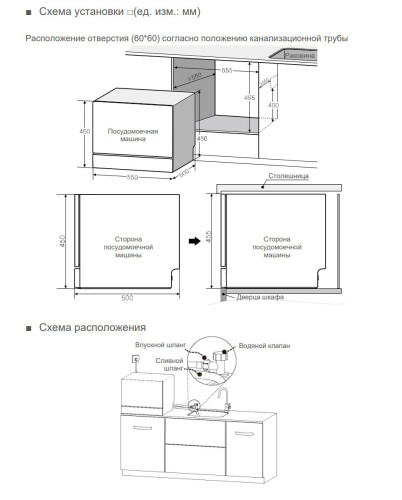 Посудомоечная машина Simfer DWB6601