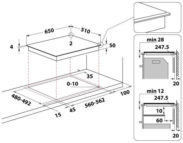 Индукционная варочная панель Whirlpool WFS 9365 BF