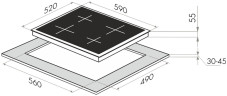 Индукционная варочная панель MAUNFELD EVI.594-WH
