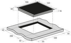 Индукционная варочная панель Zugel ZIH619B