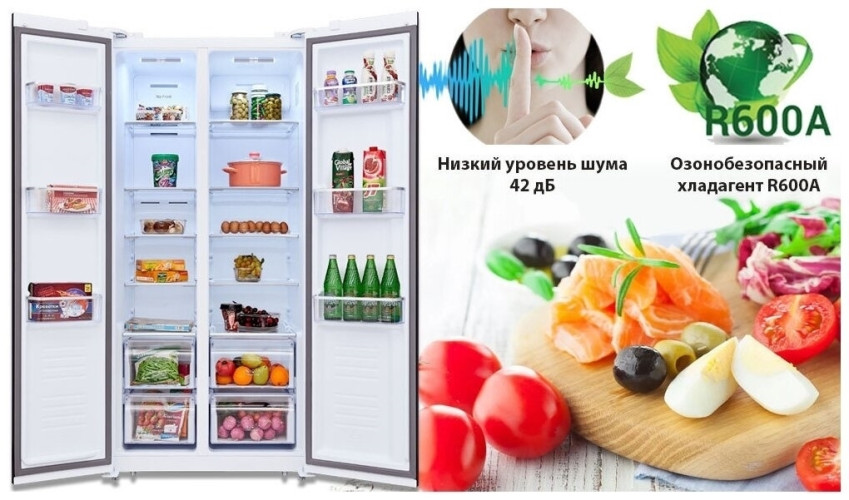 Холодильник Hiberg RFS 480DX NFW