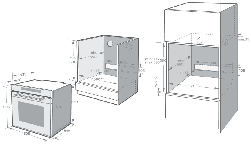 Электрический духовой шкаф Weissgauff EOM 991 SB