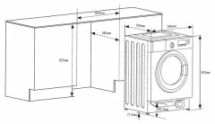 Встраиваемая стиральная машина Midea WMB8141