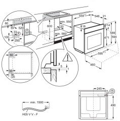 Электрический духовой шкаф AEG BEB 331110 M