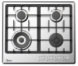 Газовая варочная панель Midea MG643TX