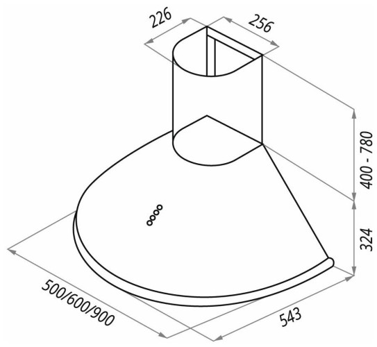 Кухонная вытяжка MAUNFELD BETA 50