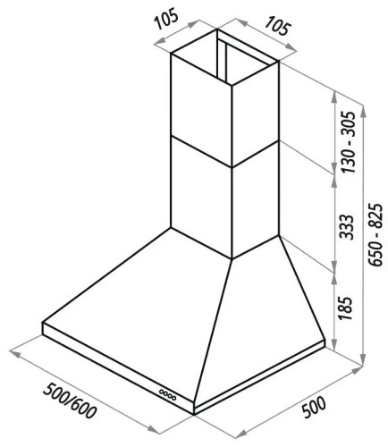 Кухонная вытяжка MAUNFELD Aire 60 белый