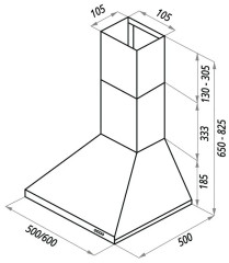 Кухонная вытяжка MAUNFELD Aire 60 белый