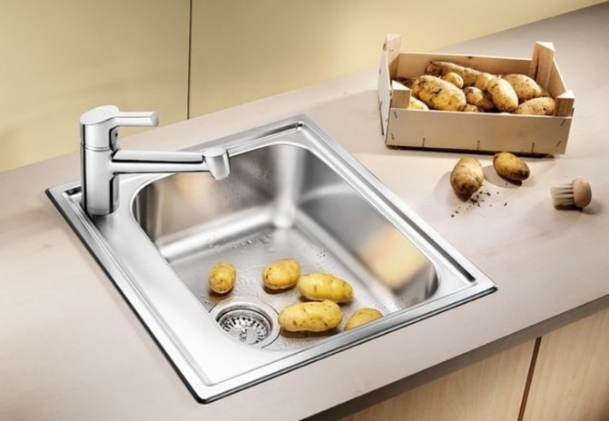 Кухонная мойка Blanco Livit 45 нерж. сталь полированная 514785