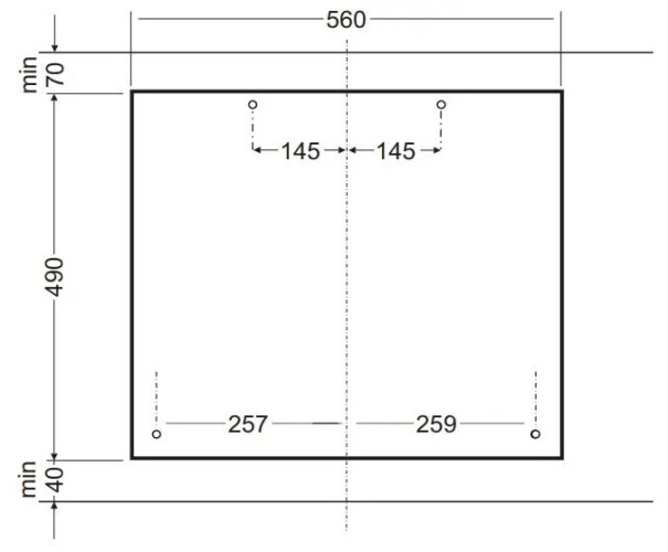 Газовая варочная панель Hansa BHGS611839
